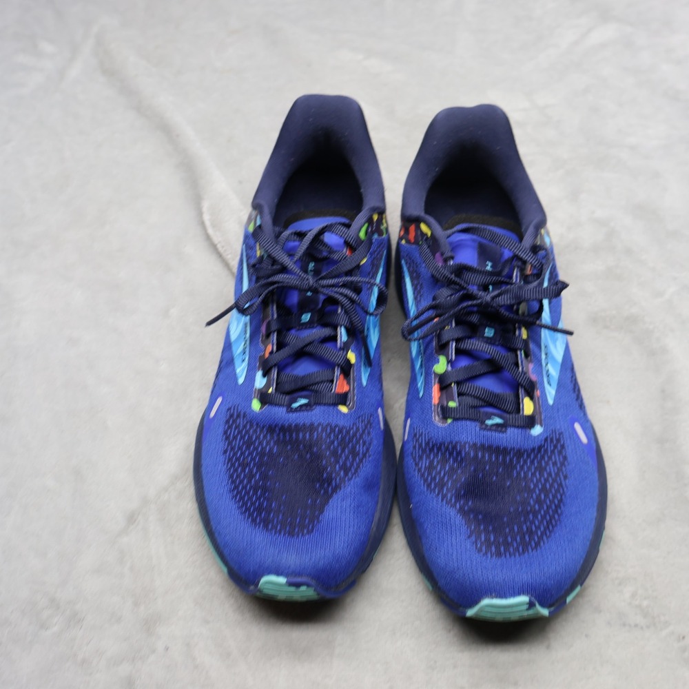 Brooks Womens 9.5B Running Shoes Blue Launch 9 Lightweight Cushioned Athletic - Picture 2 of 16
